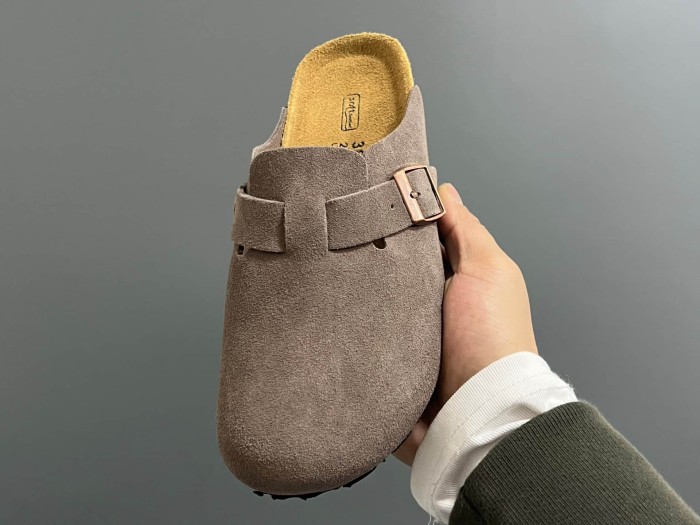 Cork Sole Metal Buckle Closed Toe Slide Sandals 11 colors 29289959