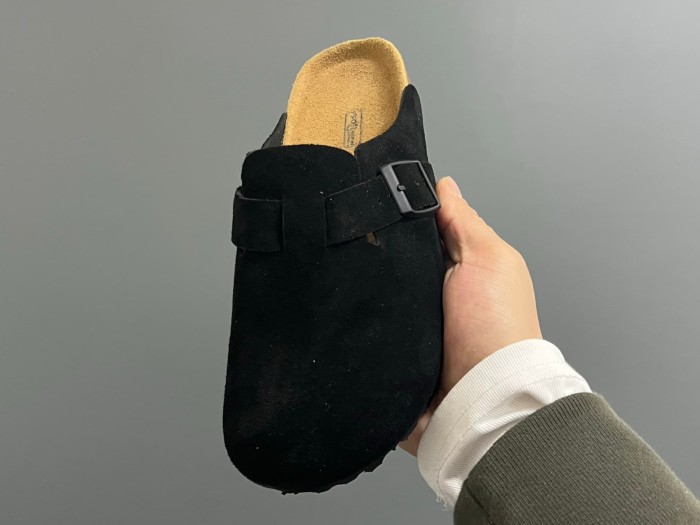 Cork Sole Metal Buckle Closed Toe Slide Sandals 11 colors 29289959