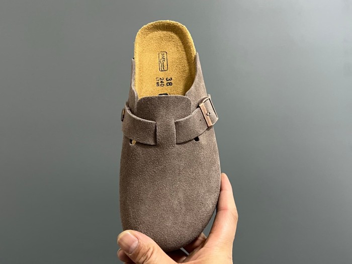 Cork Sole Metal Buckle Closed Toe Slide Sandals 11 colors 29289959