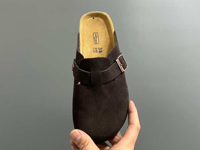 Cork Sole Metal Buckle Closed Toe Slide Sandals 11 colors 29289959