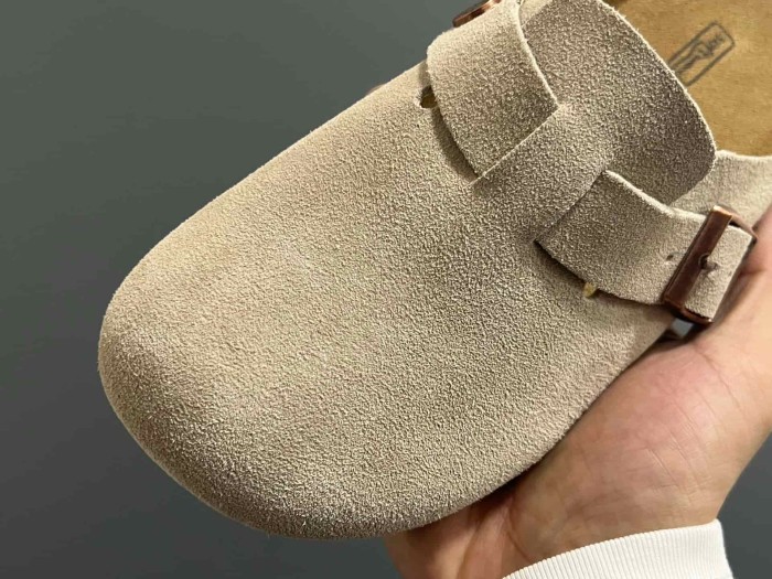 Cork Sole Metal Buckle Closed Toe Slide Sandals 11 colors 29289959