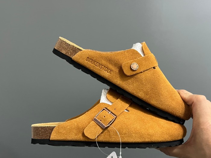 Cork Sole Metal Buckle Closed Toe Slide Sandals 11 colors 29289959