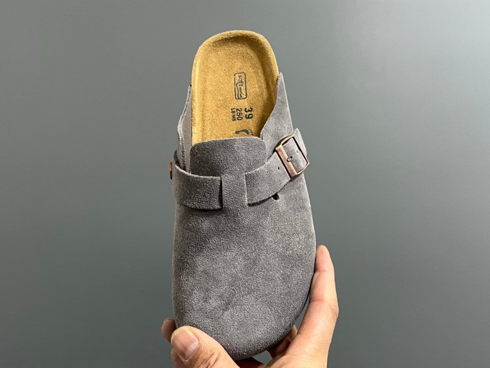 Cork Sole Metal Buckle Closed Toe Slide Sandals 11 colors 29289959