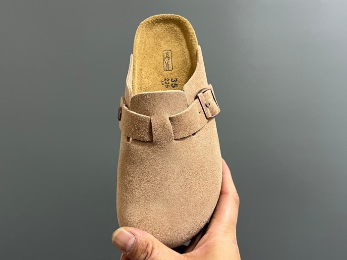 Cork Sole Metal Buckle Closed Toe Slide Sandals 11 colors 29289959