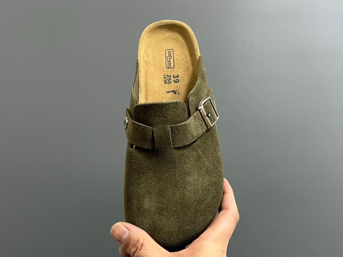 Cork Sole Metal Buckle Closed Toe Slide Sandals 11 colors 29289959