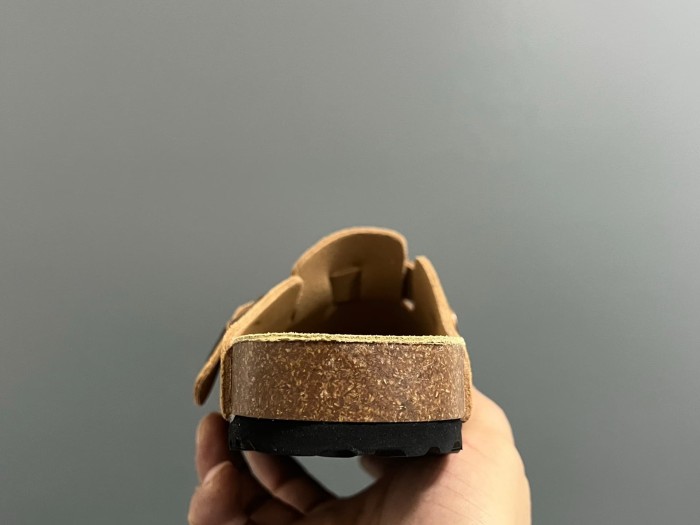 Cork Sole Metal Buckle Closed Toe Slide Sandals 11 colors 29289959