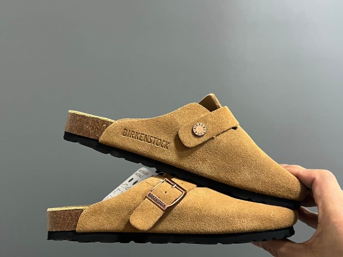Cork Sole Metal Buckle Closed Toe Slide Sandals 11 colors 29289959