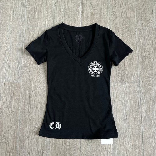 1:1 quality version Sanskrit Cross Horseshoe Neck Print Tee 2 colors for girls 29306368