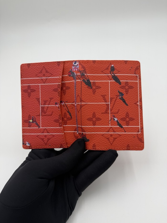 Seasonal Sports Scene Graphic Bifold Card Case 4 colors 29306356