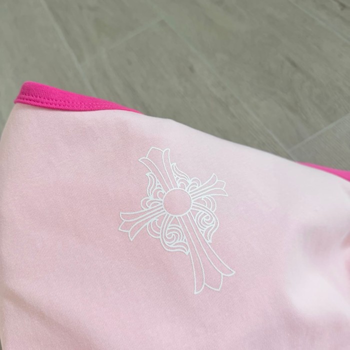 1:1 quality version Chest Cross Raglan Sleeve Sweet Hot Girl Group Style Print Tee 29306359