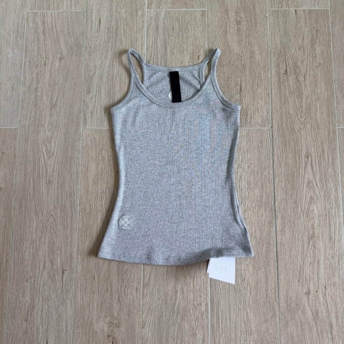 1:1 quality version Cross Flower Embroidery Knit Cami Top 3 colors 29306376