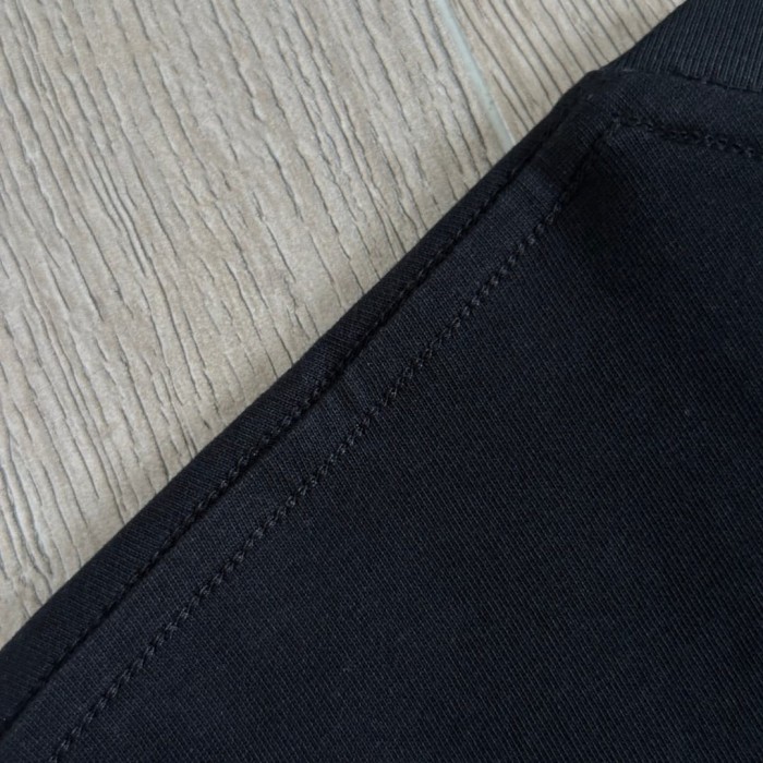 1:1 quality version Sword Vine Stripe Color Block Sanskrit Print Long Sleeve T-Shirt 29306221