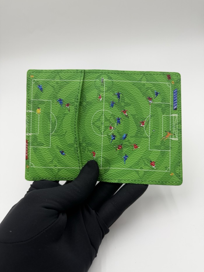 Sports Theme Printed Passport Holder Multi Slot Travel ID Card Document Wallet 2 colors 29306309