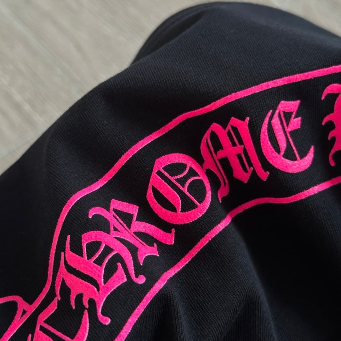 1:1 quality version Fluorescent Pink Skull Print Tee 2 colors 29306212
