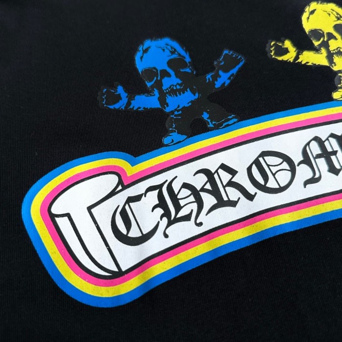1:1 quality version Rainbow Outline Skull Print Tee 2 colors 29306208