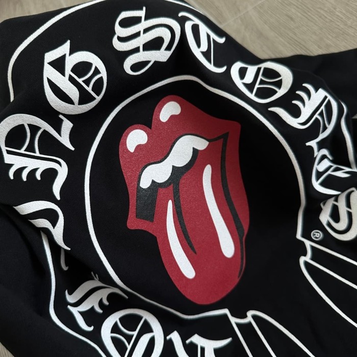 1:1 quality version Rolling Stones Collab Red Big Tongue Print Tee 29306215
