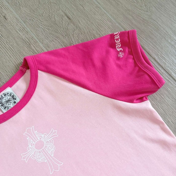 1:1 quality version Chest Cross Raglan Sleeve Sweet Hot Girl Group Style Print Tee 29306359