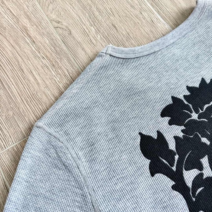 1:1 quality version Sword Vine Waffle Print Long Sleeve T-Shirt 2 colors 29306220