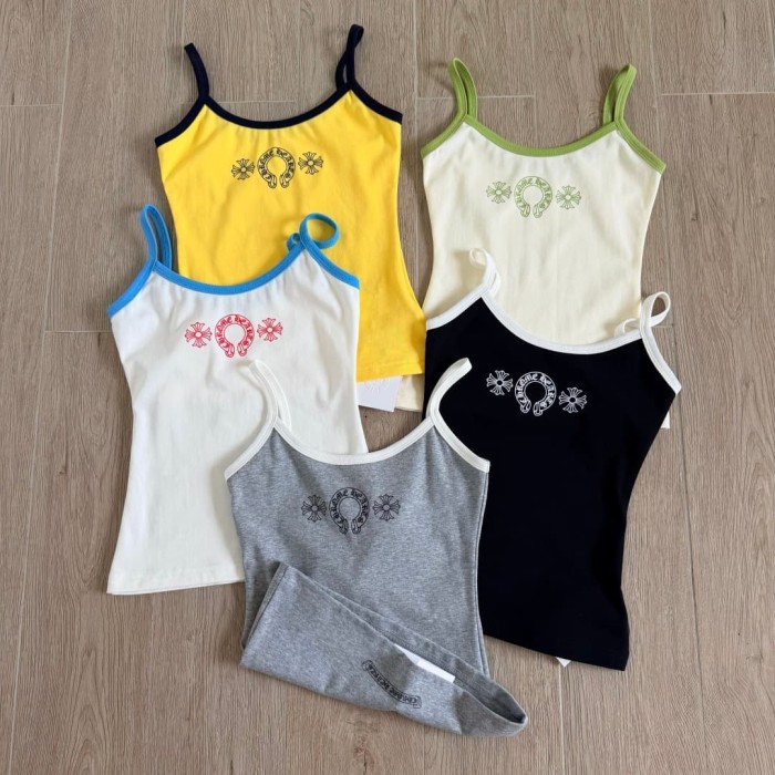 1:1 quality version Vintage Banner Horseshoe Cropped Cami Top 5 colors for girls 29306374
