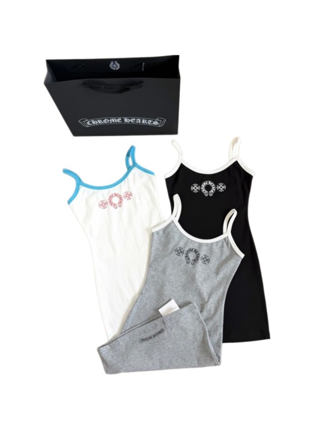 1:1 quality version Vintage Banner Horseshoe Cami Dress 3 colors for girls 29306375