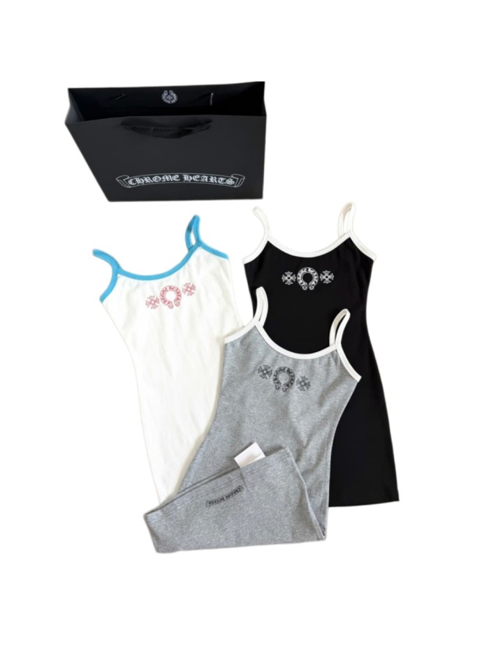 1:1 quality version Vintage Banner Horseshoe Cami Dress 3 colors for girls 29306375