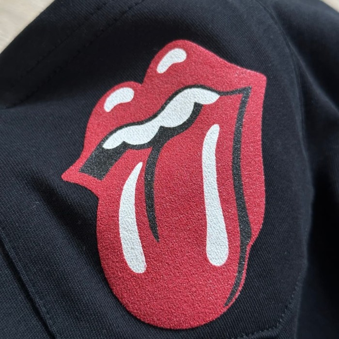 1:1 quality version Rolling Stones Collab Red Big Tongue Print Long Sleeve T-Shirt 29306216