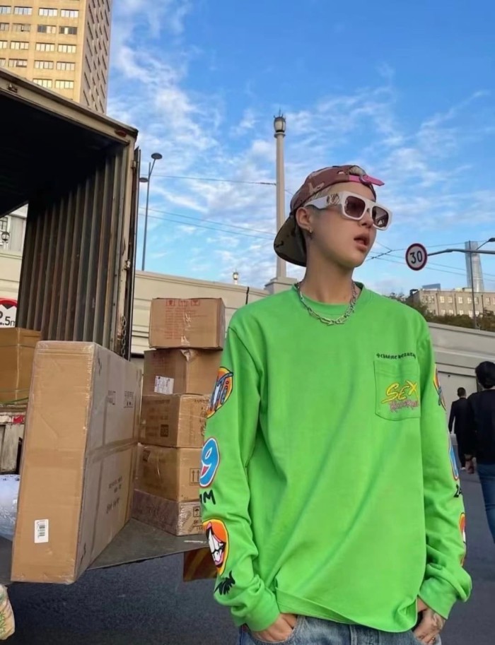 1:1 quality version Matty Boy Sex Records Exhibition Limited Print Long Sleeve T-Shirt 29306214