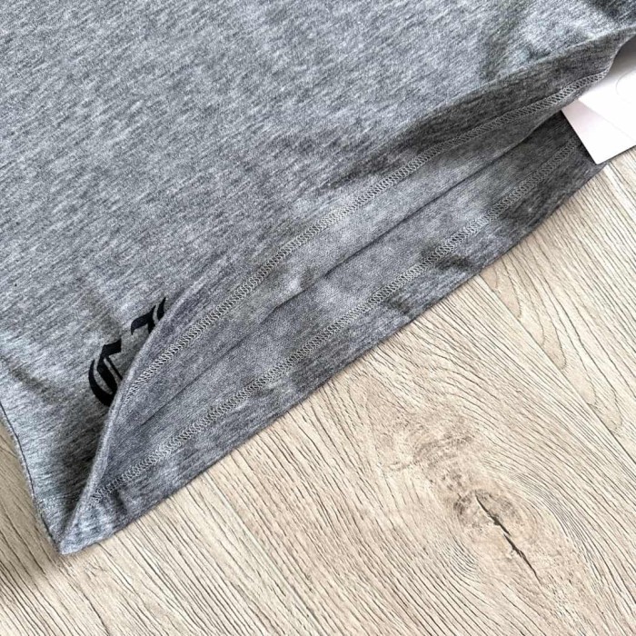 1:1 quality version Round Cross Flower Print On Back V Neck Tee for girls 29306364