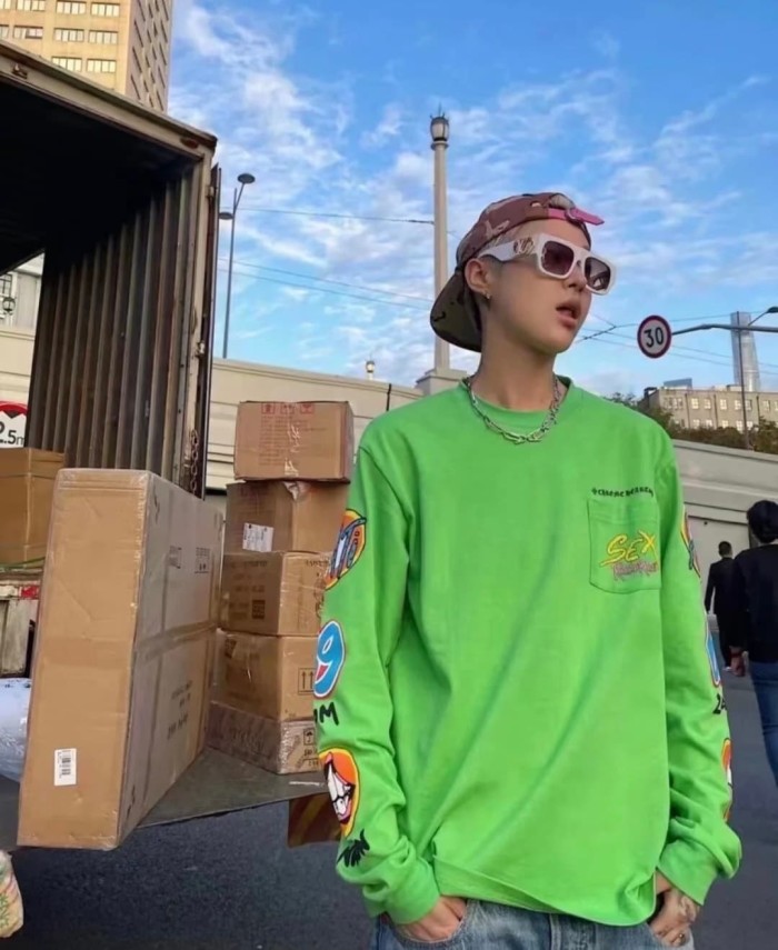 1:1 quality version Matty Boy Sex Records Exhibition Limited Print Long Sleeve T-Shirt 29306214