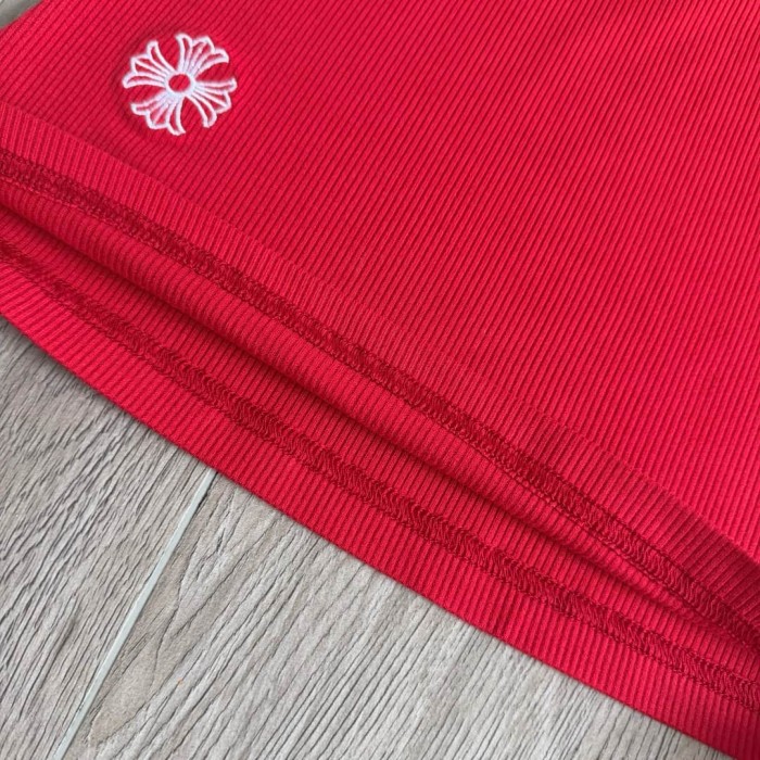 1:1 quality version Cross Flower Embroidery Knit Cami Top 3 colors 29306376