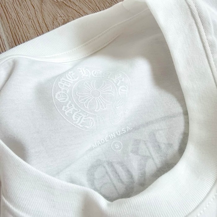 1:1 quality version Cross Sanskrit Scroll Print Long Sleeve T-Shirt 2 colors 29306222
