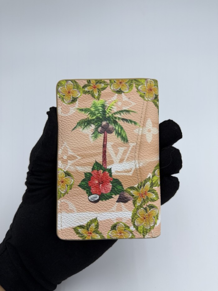 Tropical Floral Surf Print Passport Holder Artist Pattern PU Leather ID Card Document Wallet 12 colors 29306297
