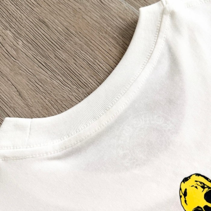 1:1 quality version Rainbow Outline Skull Print Tee 2 colors 29306208