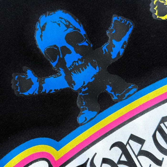 1:1 quality version Rainbow Outline Skull Print Tee 2 colors 29306208