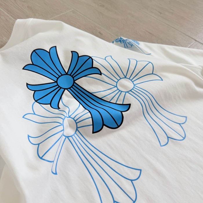 1:1 quality version Blue Triple Element On Both Arms Thirty Cross Print On Back Long Sleeve T-Shirt 2 colors 29306224