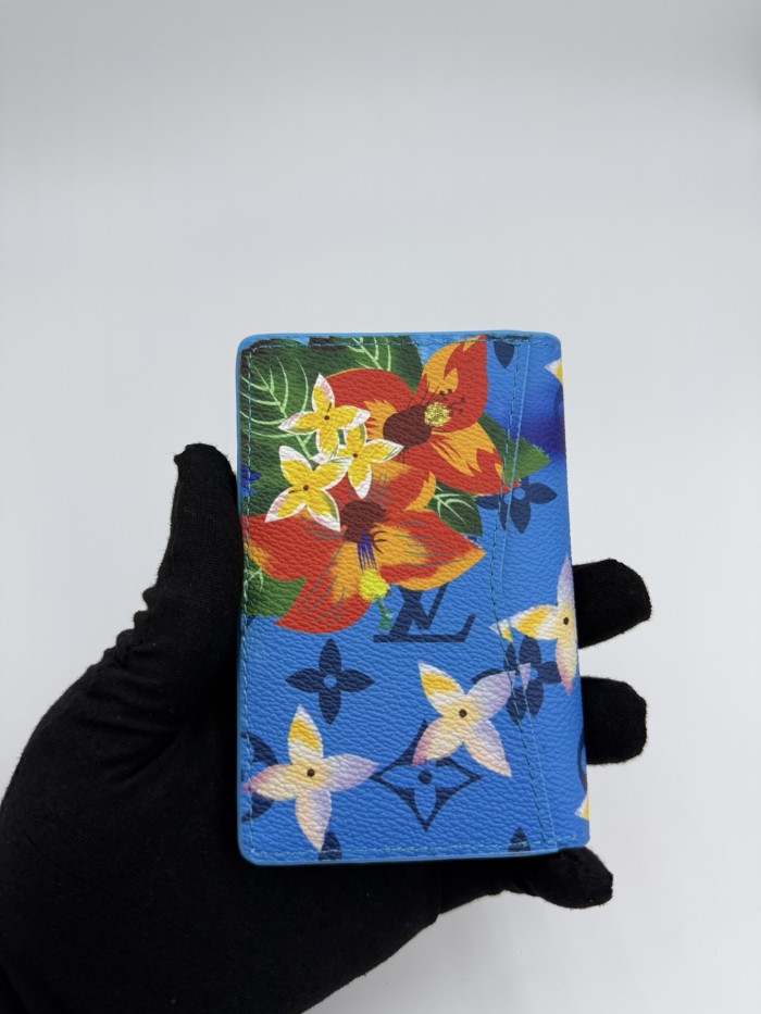 Tropical Floral Surf Print Passport Holder Artist Pattern PU Leather ID Card Document Wallet 12 colors 29306297