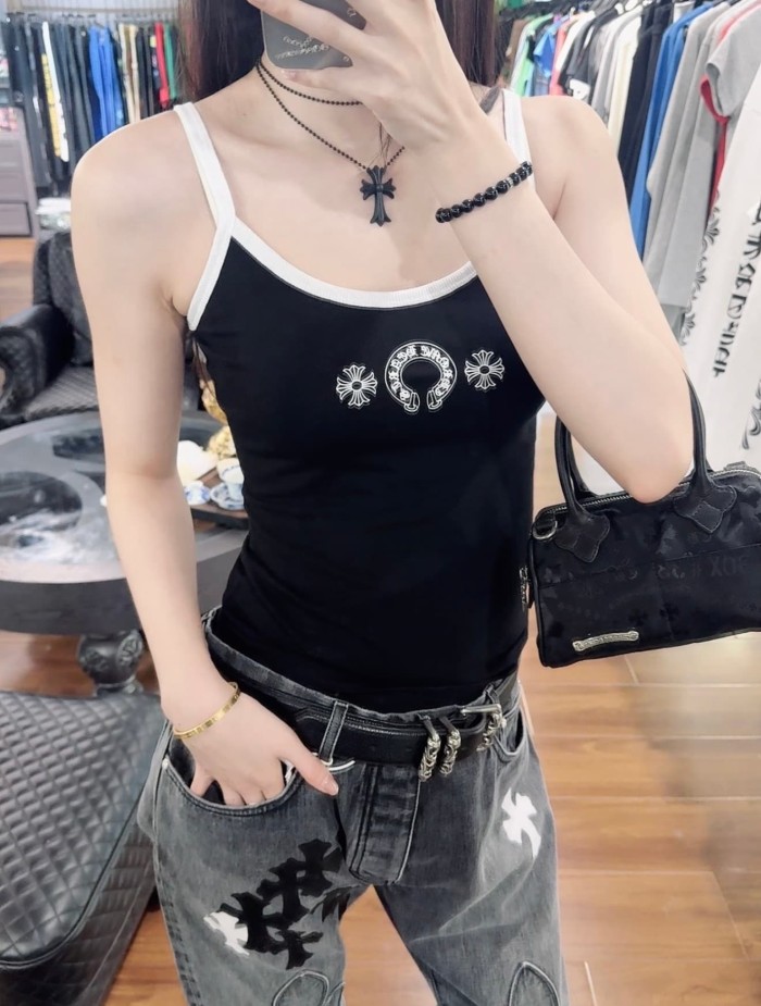 1:1 quality version Vintage Banner Horseshoe Cropped Cami Top 5 colors for girls 29306374