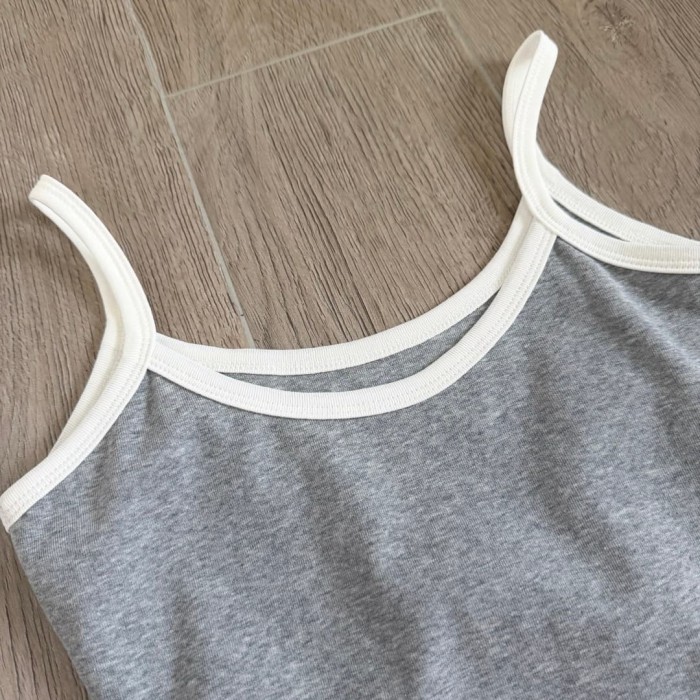 1:1 quality version Vintage Banner Horseshoe Cropped Cami Top 5 colors for girls 29306374