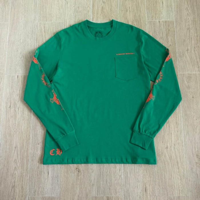 1:1 quality version Orange Triple Element On Both Arms Large Horseshoe Print On Back Long Sleeve T-Shirt 29306223