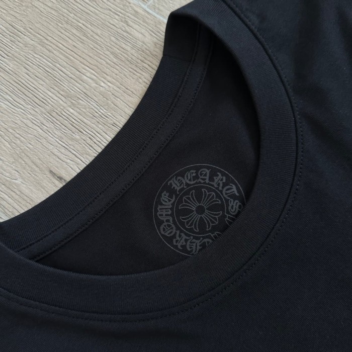 1:1 quality version Sword Vine Stripe Color Block Sanskrit Print Long Sleeve T-Shirt 29306221