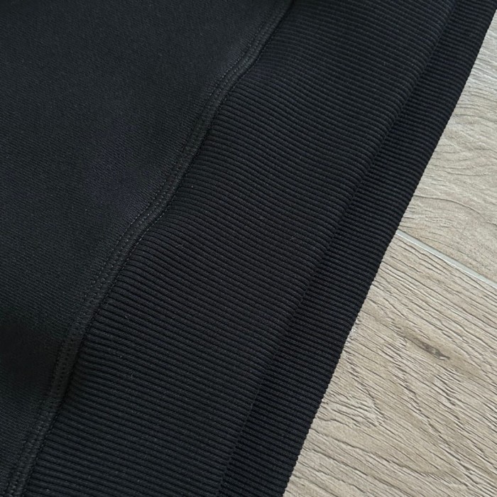 1:1 quality version Triple Cross Leather Patch Half Zip Sweatshirt 29306316