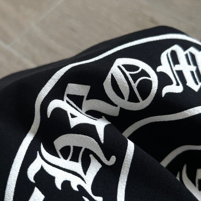1:1 quality version Cross Sanskrit Scroll Print Long Sleeve T-Shirt 2 colors 29306222