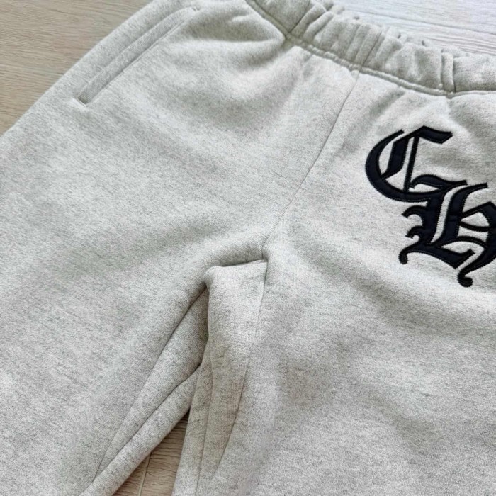 1:1 quality version Letter Patch Embroidery Grey Pants 29306318