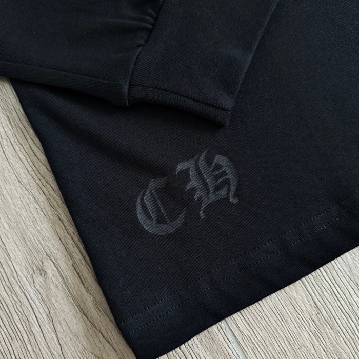 1:1 quality version Sword Vine Stripe Color Block Sanskrit Print Long Sleeve T-Shirt 29306221