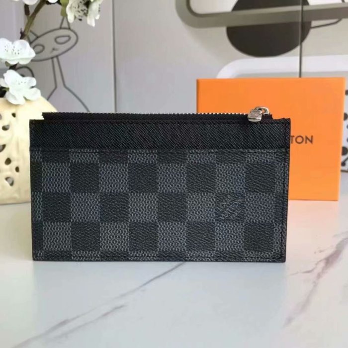 Men Vintage Checkered Card Holder Zipper Coin Pocket Multi Slots Slim Wallet Portable Business Card Case 6 colors 29306268