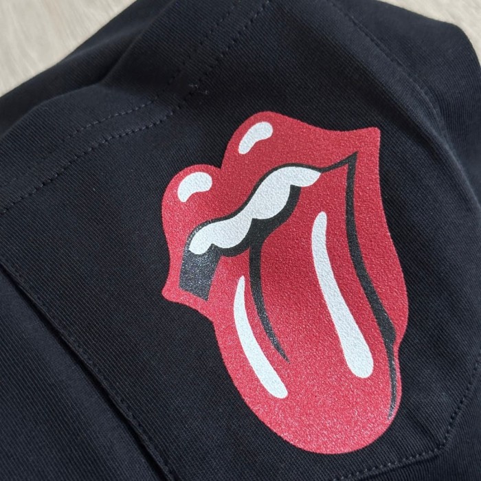 1:1 quality version Rolling Stones Collab Red Big Tongue Print Tee 29306215
