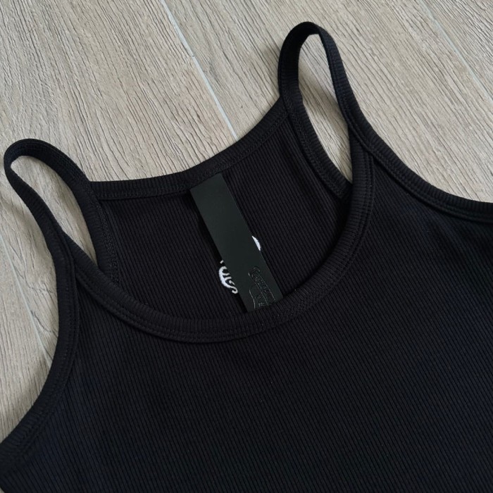 1:1 quality version Cross Flower Embroidery Knit Cami Top 3 colors 29306376