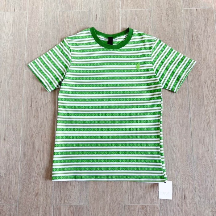 1:1 quality version Yarn-Dyed All Over Cross Floral Vine Embroidery Tee 4 colors 29306209