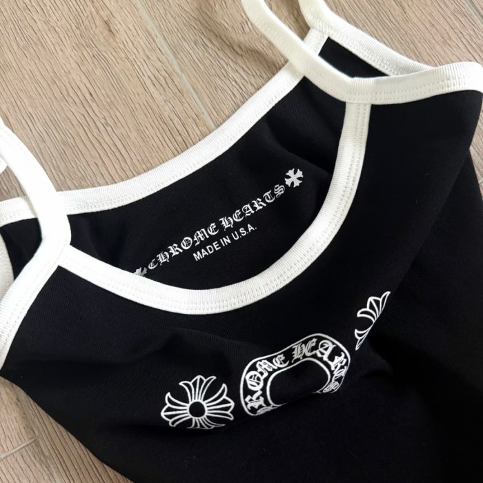 1:1 quality version Vintage Banner Horseshoe Cropped Cami Top 5 colors for girls 29306374