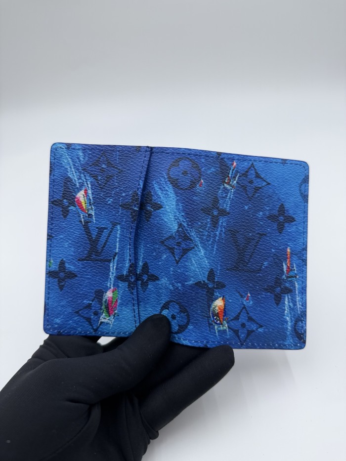 Sports Theme Printed Passport Holder Multi Slot Travel ID Card Document Wallet 2 colors 29306309